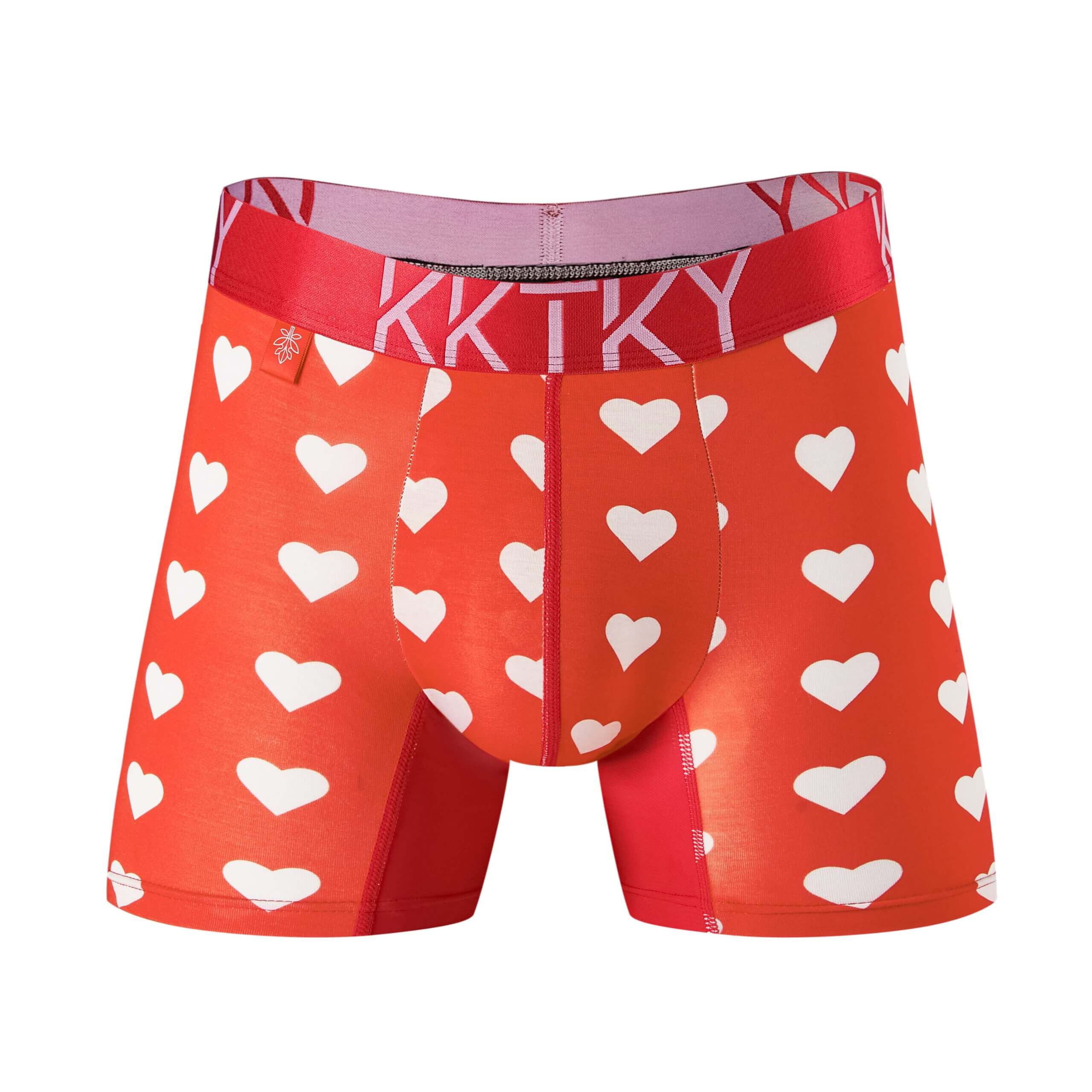 Pánske boxerky KKTKY Trunks Rajská láska Srdiečkové 1 Pánske boxerky KKTKY Trunks Rajská láska Srdiečkové