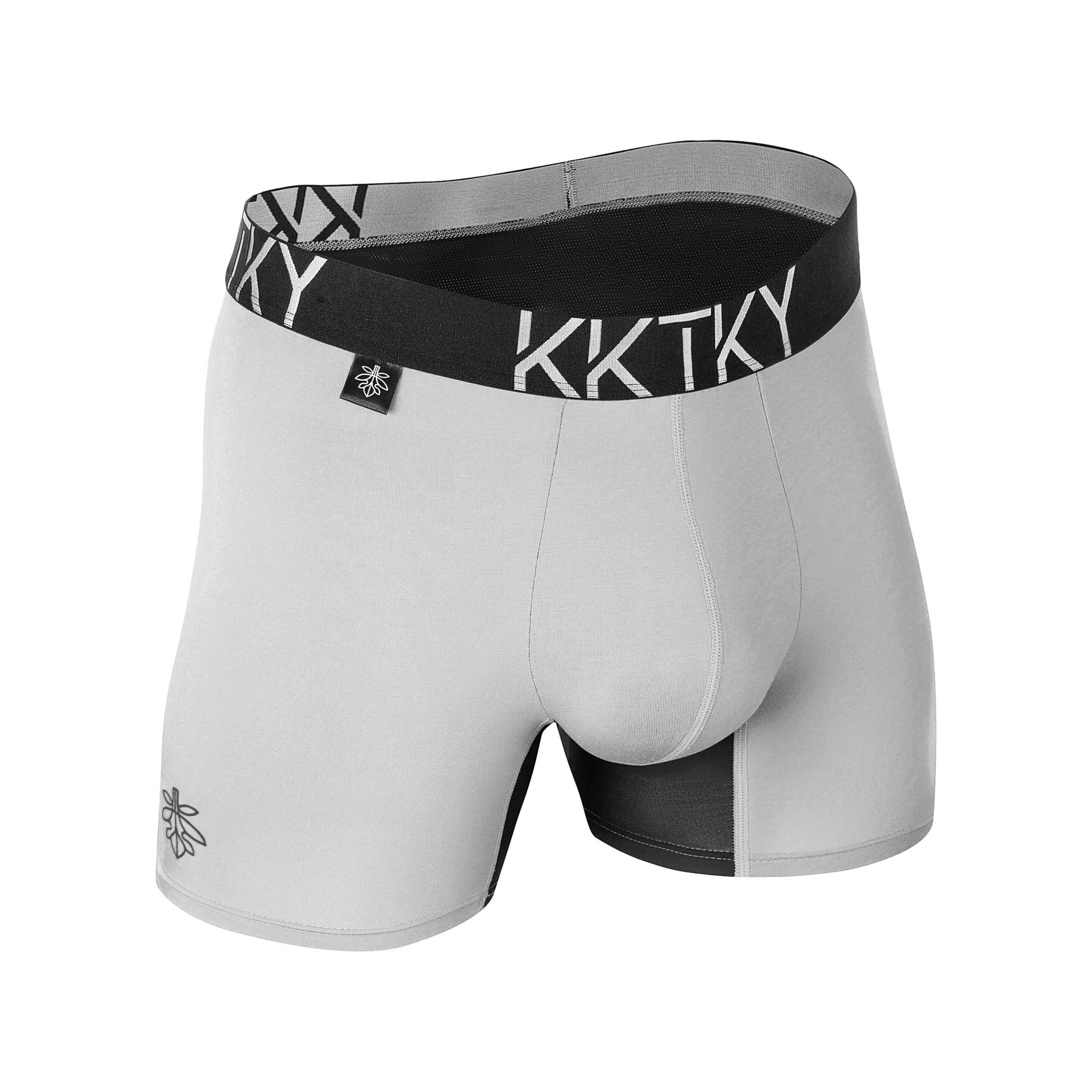 Pánské boxerky KKTKY Trunks Adamovo Žebro Bílé 2 Pánské boxerky KKTKY Trunks Adamovo Žebro Bílé - Obrázek 2