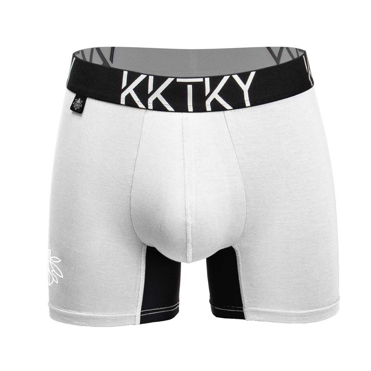 Pánské boxerky KKTKY Trunks Adamovo Žebro Bílé 9 Pánské boxerky KKTKY Trunks Adamovo Žebro Bílé - Obrázek 9