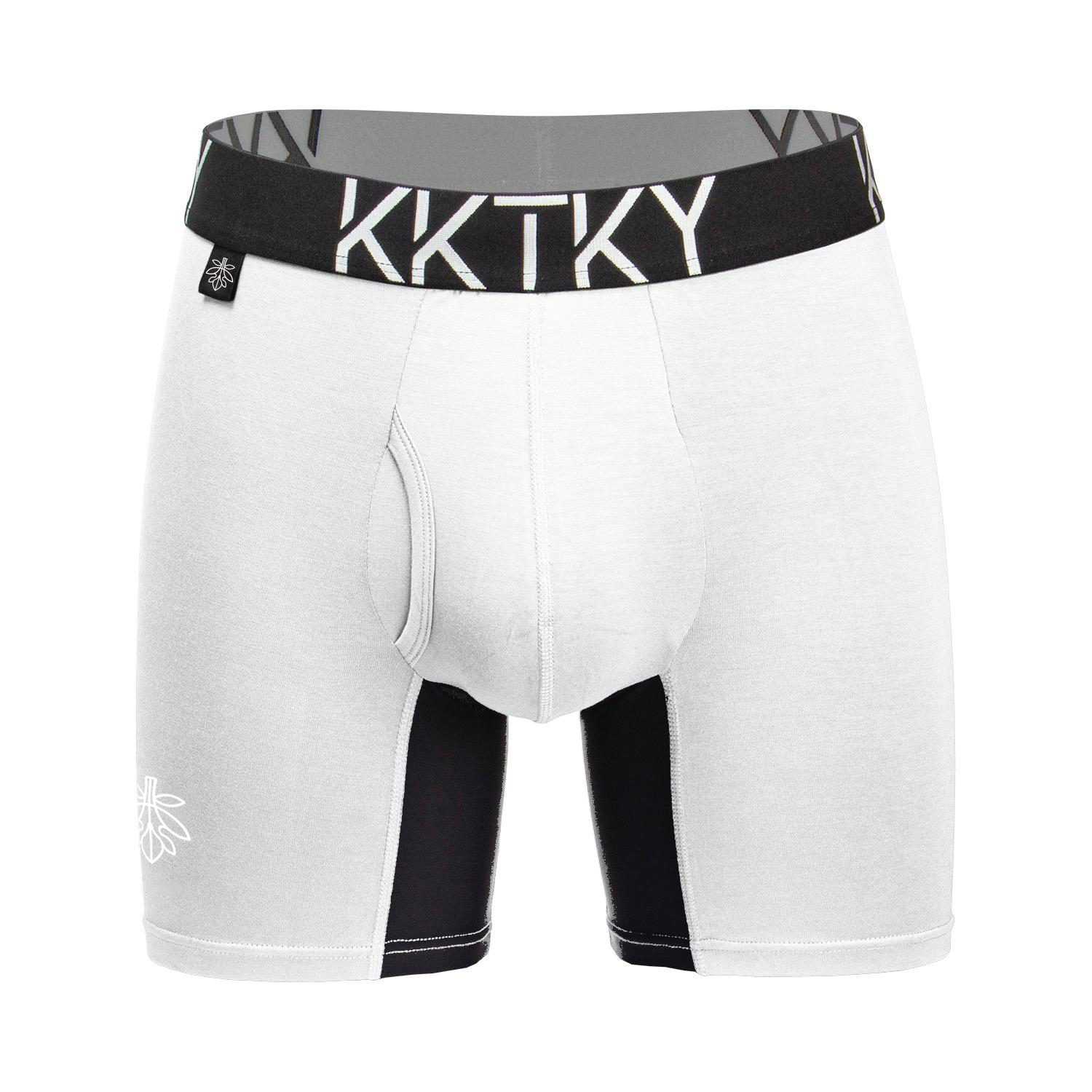 Pánské boxerky KKTKY Trunks Adamovo Žebro Bílé 5 Pánské boxerky KKTKY Trunks Adamovo Žebro Bílé - Obrázek 5