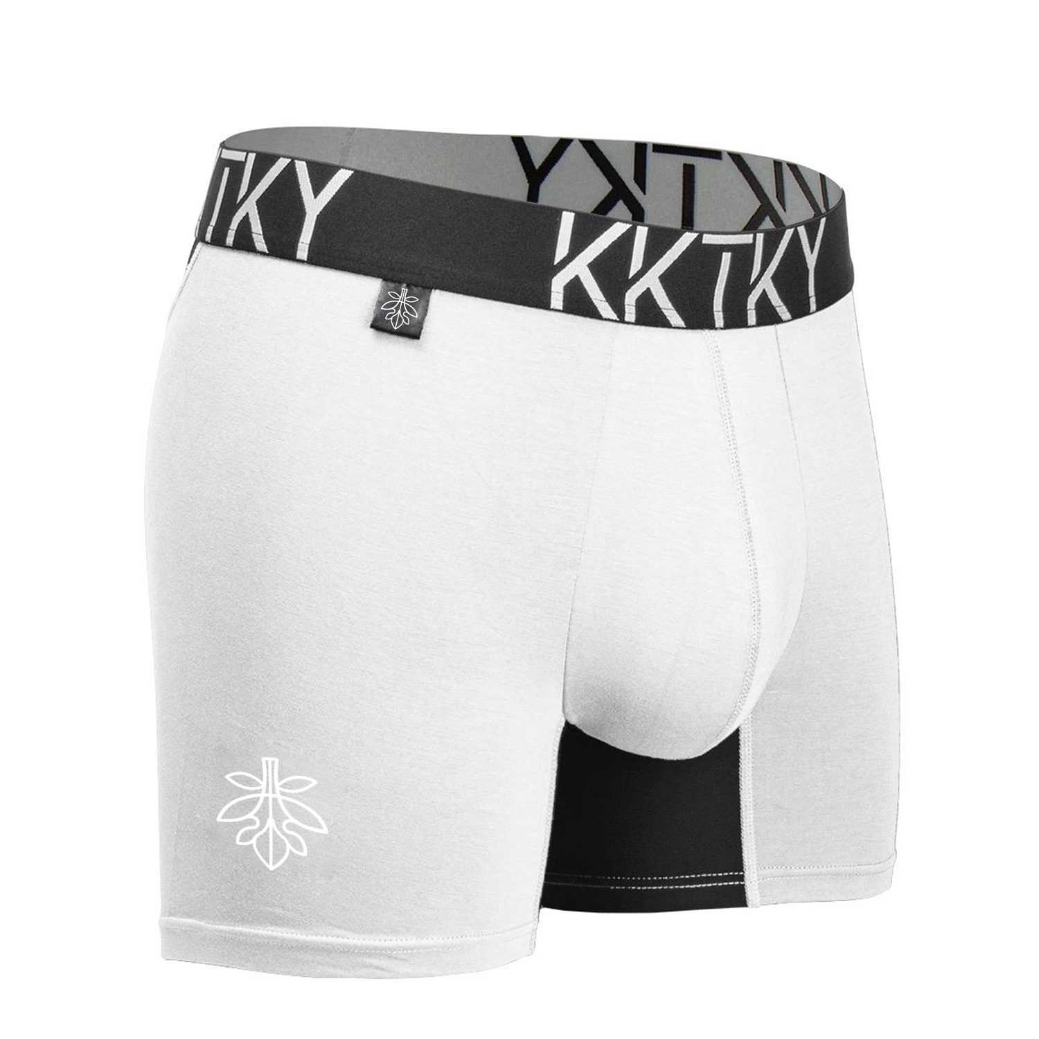 Pánské boxerky KKTKY Trunks Adamovo Žebro Bílé 10 Pánské boxerky KKTKY Trunks Adamovo Žebro Bílé - Obrázek 10