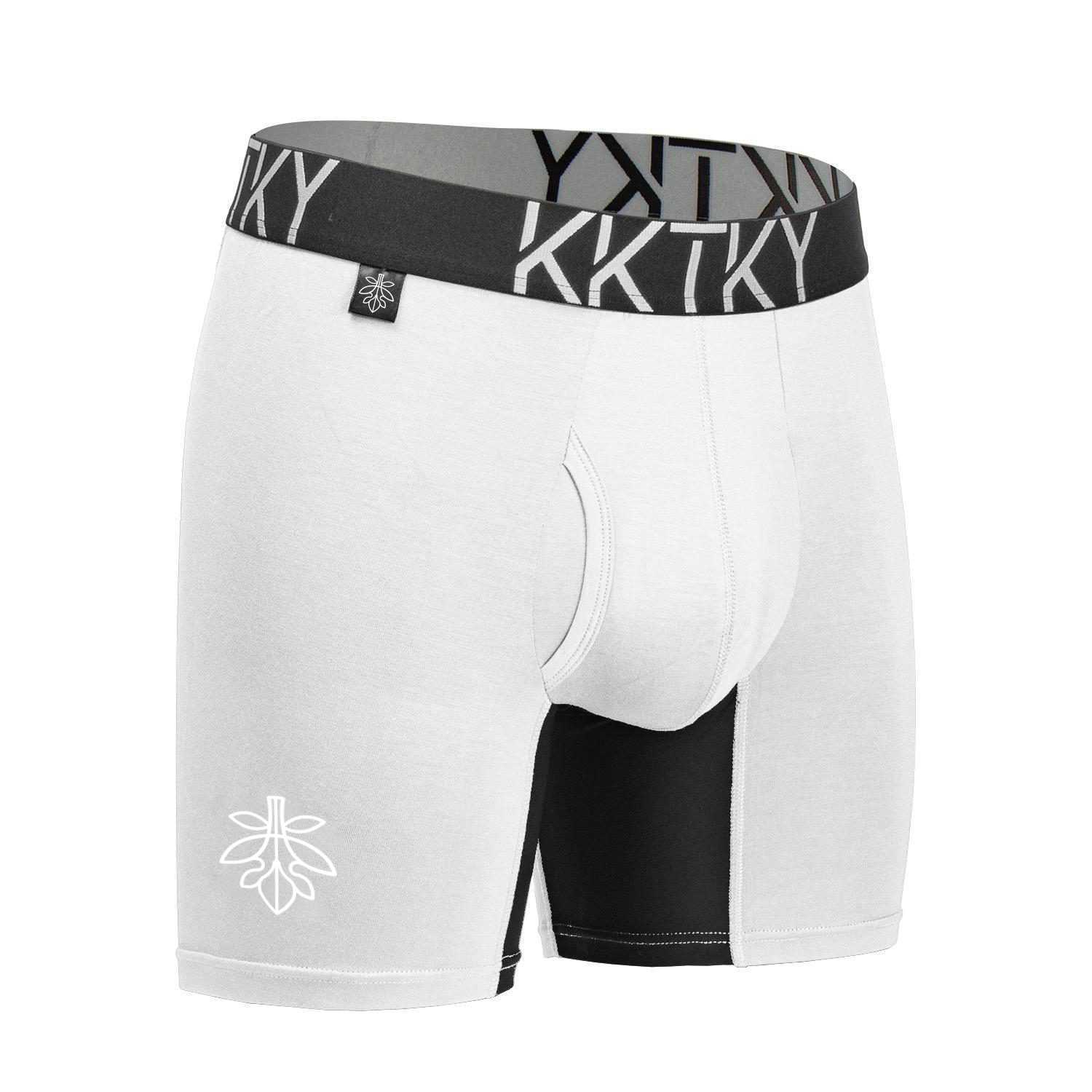 Pánské boxerky KKTKY Trunks Adamovo Žebro Bílé 6 Pánské boxerky KKTKY Trunks Adamovo Žebro Bílé - Obrázek 6