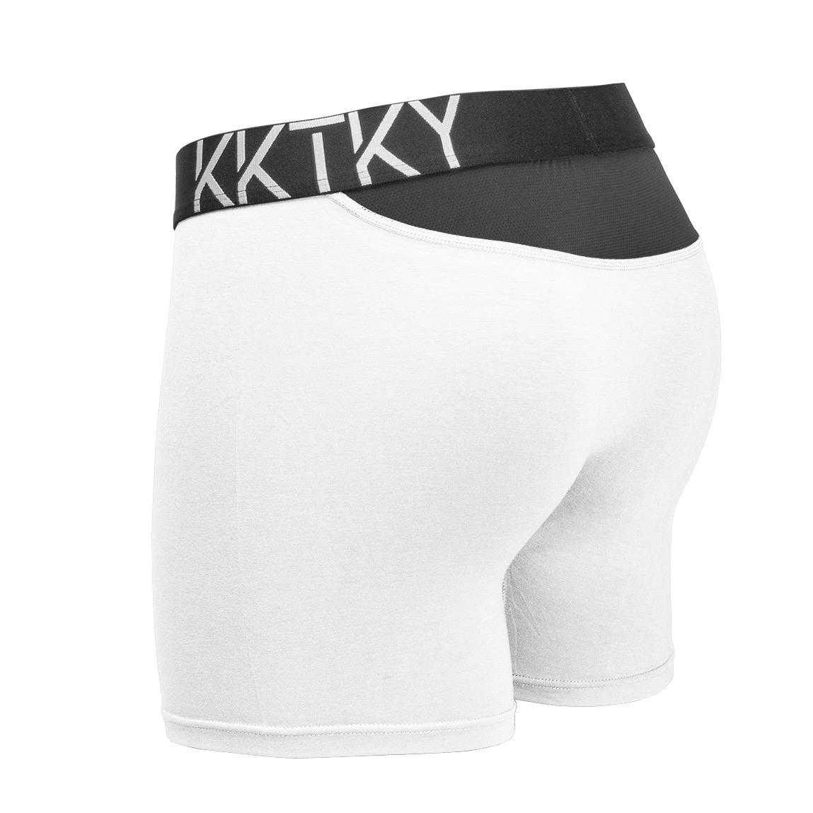 Pánské boxerky KKTKY Trunks Adamovo Žebro Bílé 11 Pánské boxerky KKTKY Trunks Adamovo Žebro Bílé - Obrázek 11