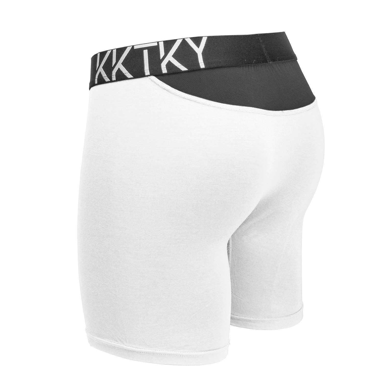 Pánské boxerky KKTKY Trunks Adamovo Žebro Bílé 7 Pánské boxerky KKTKY Trunks Adamovo Žebro Bílé - Obrázek 7
