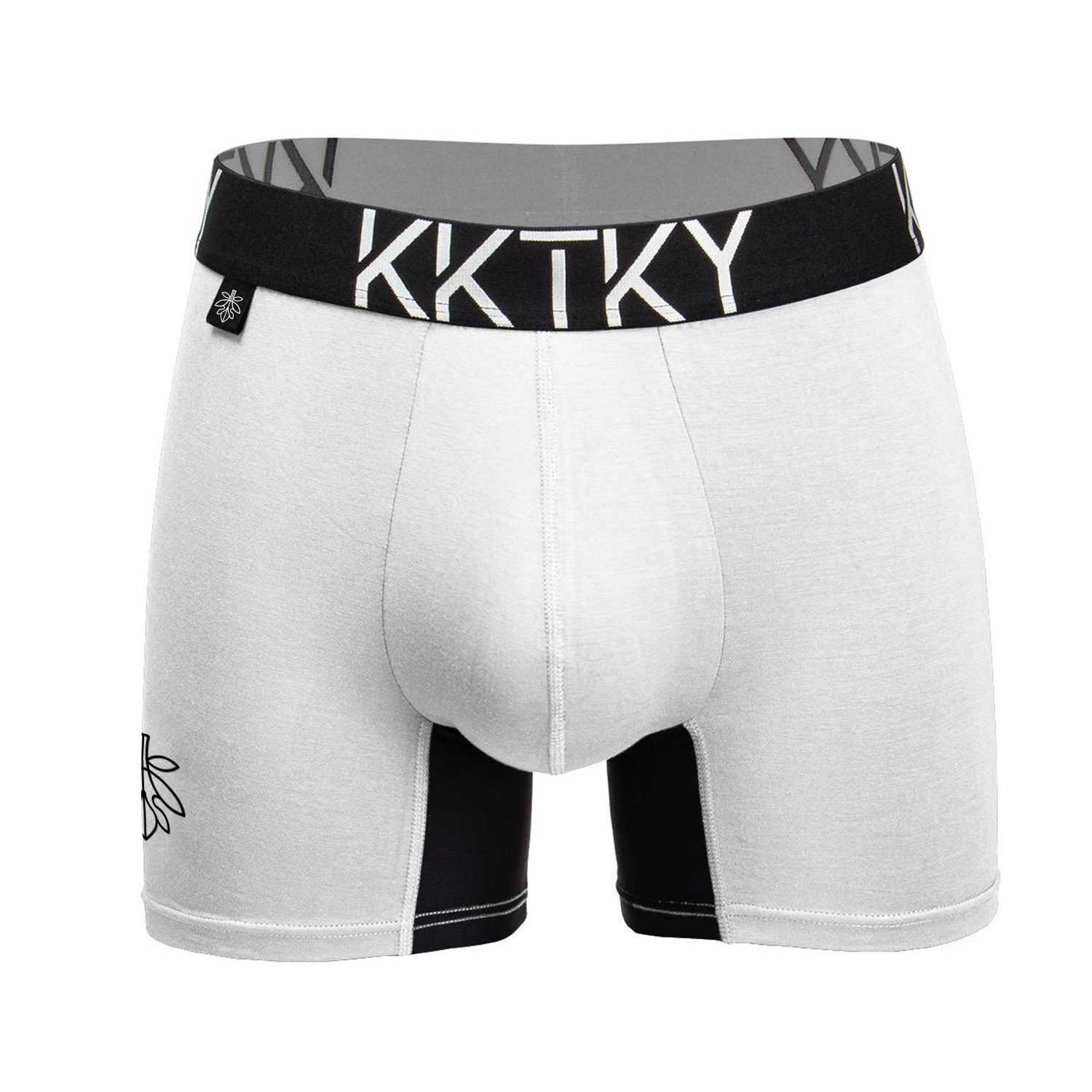 Pánské boxerky KKTKY Trunks Adamovo Žebro Bílé 13 Pánské boxerky KKTKY Trunks Adamovo Žebro Bílé - Obrázek 13