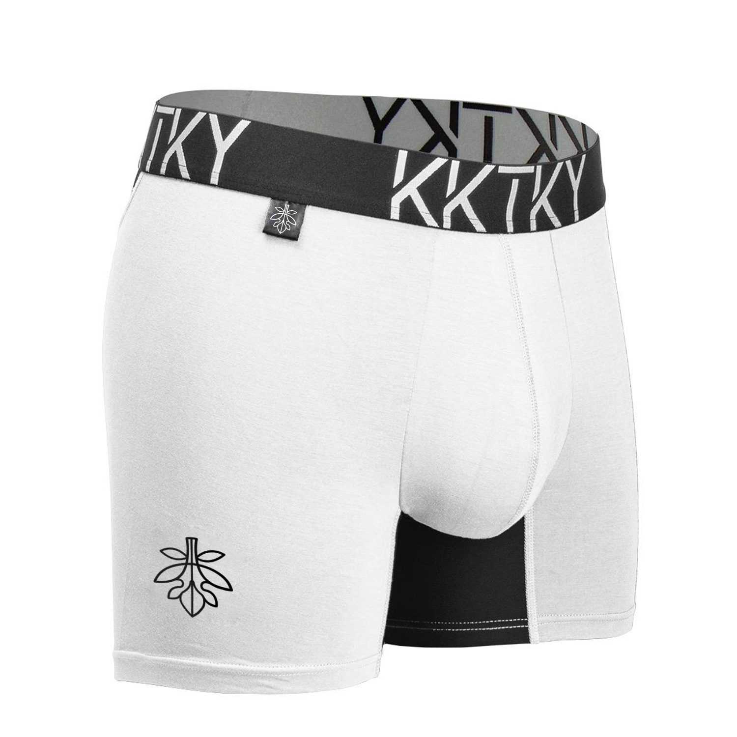 Pánské boxerky KKTKY Trunks Adamovo Žebro Bílé 14 Pánské boxerky KKTKY Trunks Adamovo Žebro Bílé - Obrázek 14