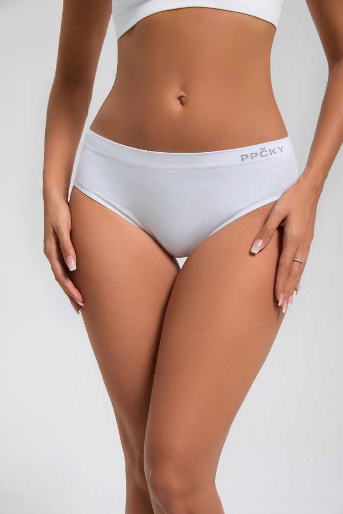 PPČKY SmoothLine Anjelske pierko Biele Bikini Brief 1 PPČKY SmoothLine Anjelske pierko Biele Bikini Brief