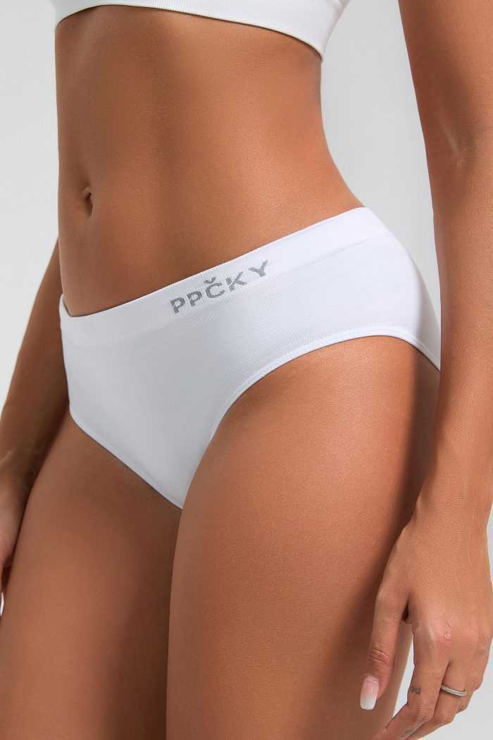 PPČKY SmoothLine Anjelske pierko Biele Bikini Brief 3 PPČKY SmoothLine Anjelske pierko Biele Bikini Brief - Obrázek 3