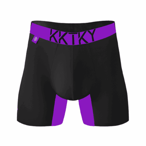 Pánske boxerky KKTKY Trunks Goliášove slivky Neónová fialová