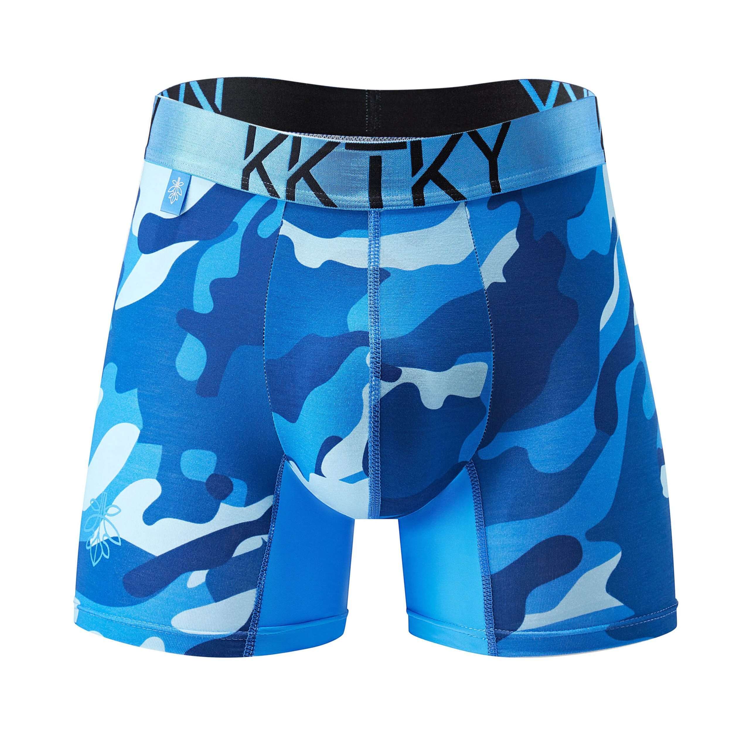 Pánske boxerky KKTKY Trunks Judášova vina Maskáčové modré 1 Pánske boxerky KKTKY Trunks Judášova vina Maskáčové modré
