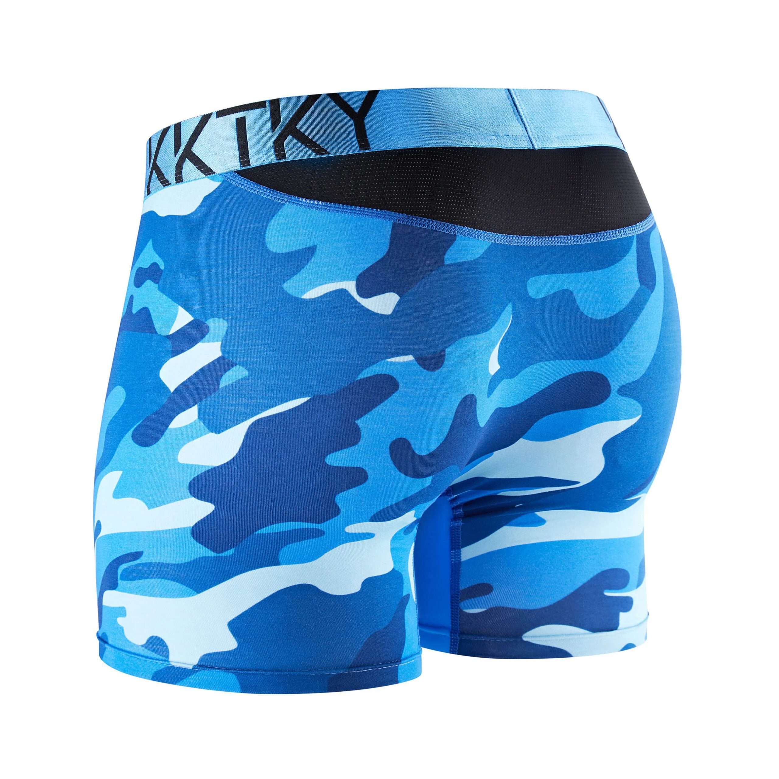 Pánske boxerky KKTKY Trunks Judášova vina Maskáčové modré 3 Pánske boxerky KKTKY Trunks Judášova vina Maskáčové modré - Obrázek 3