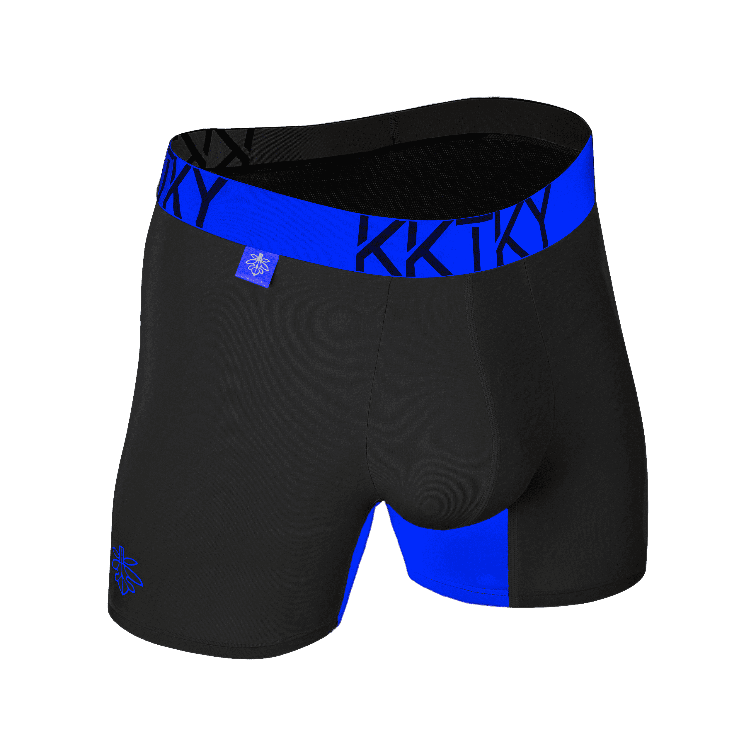 Pánske boxerky KKTKY Trunks Noemova vlna Neónová modrá 2 Pánske boxerky KKTKY Trunks Noemova vlna Neónová modrá – Obrázok 2